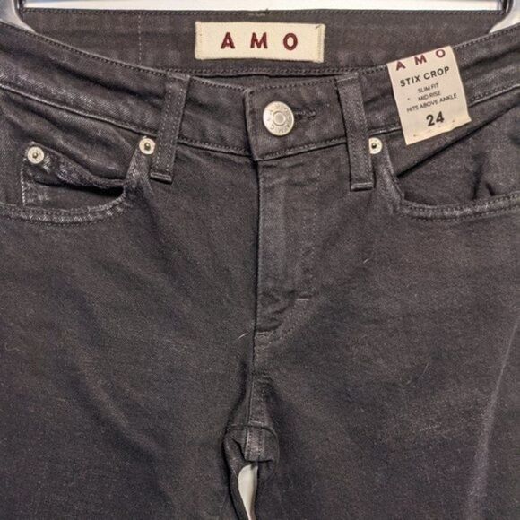 Amo | Stix Crop Mid-Rise Skinny - Picture 7 of 12